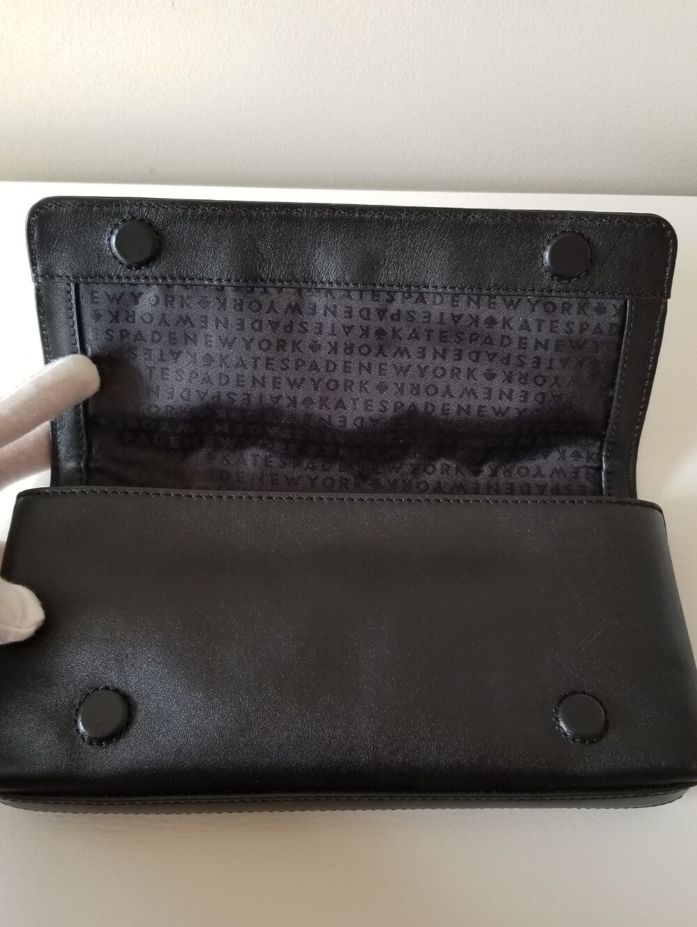 Kate Spade Keira Perri Lane Calf Hair Leopard Clutch - Picture 9 of 11
